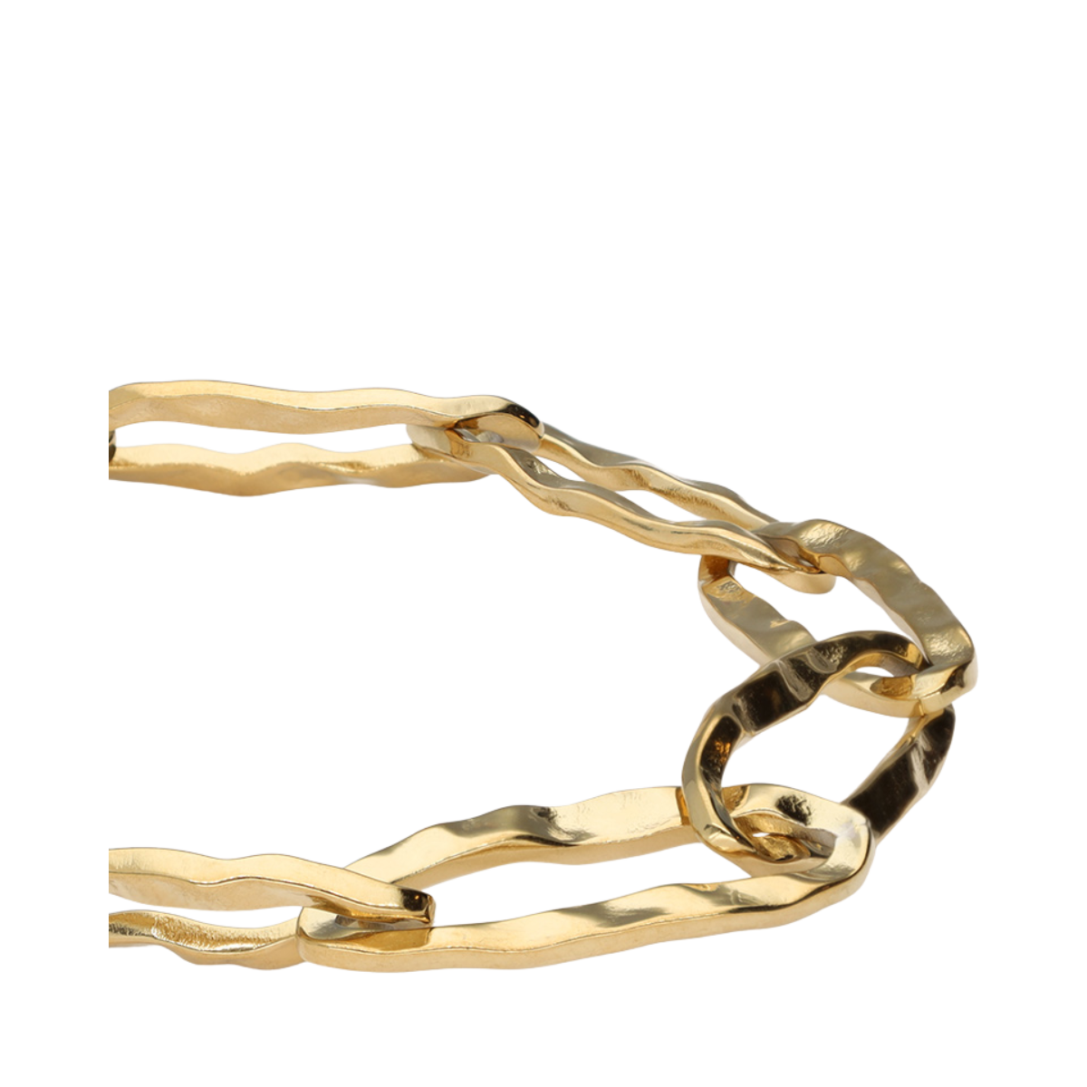 Bracelet oval chain - Gold