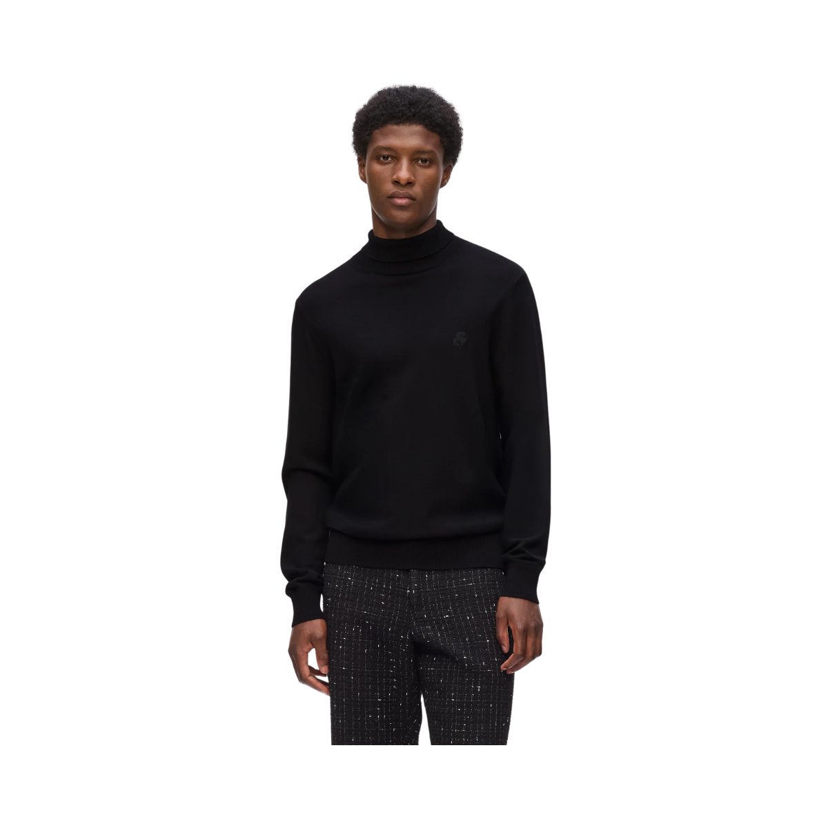KNIT ROLLNECK - Black