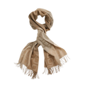 Monogram Wool Scarf - 213 Warm Khaki
