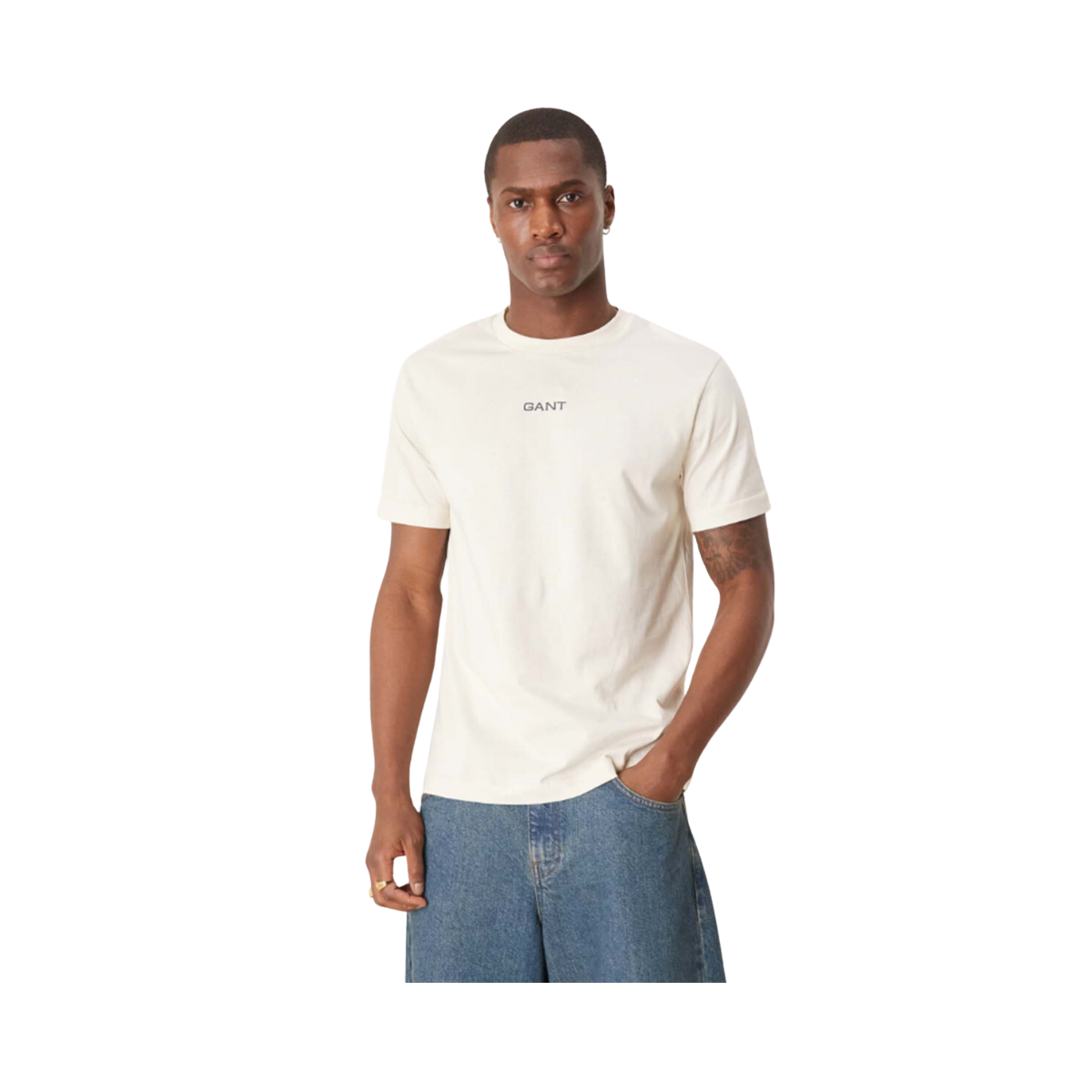 Small Graphic T-shirt - Creamed White