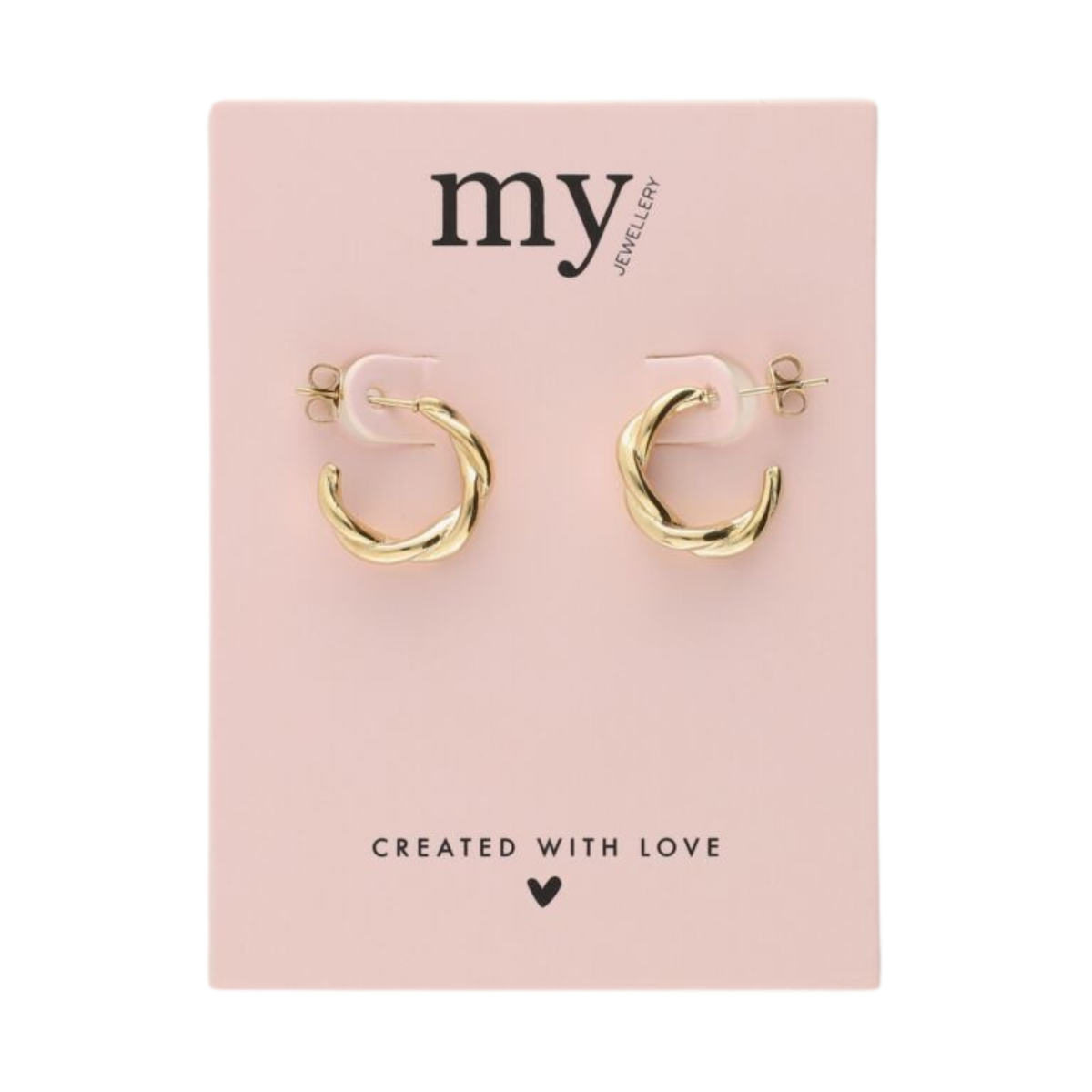 Earrings Turned - 1200 Gold