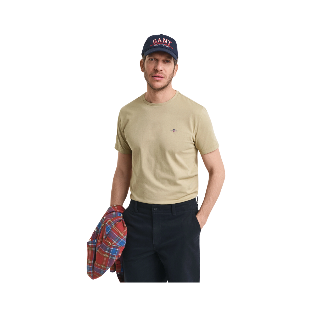 Shield SS T-Shirt - Woody Beige