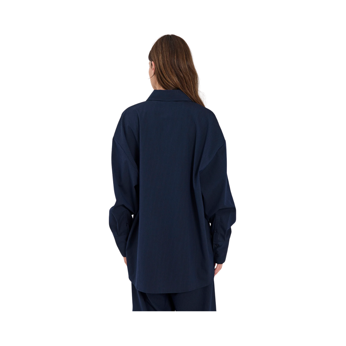 Willow Shirt - Navy pinstripe