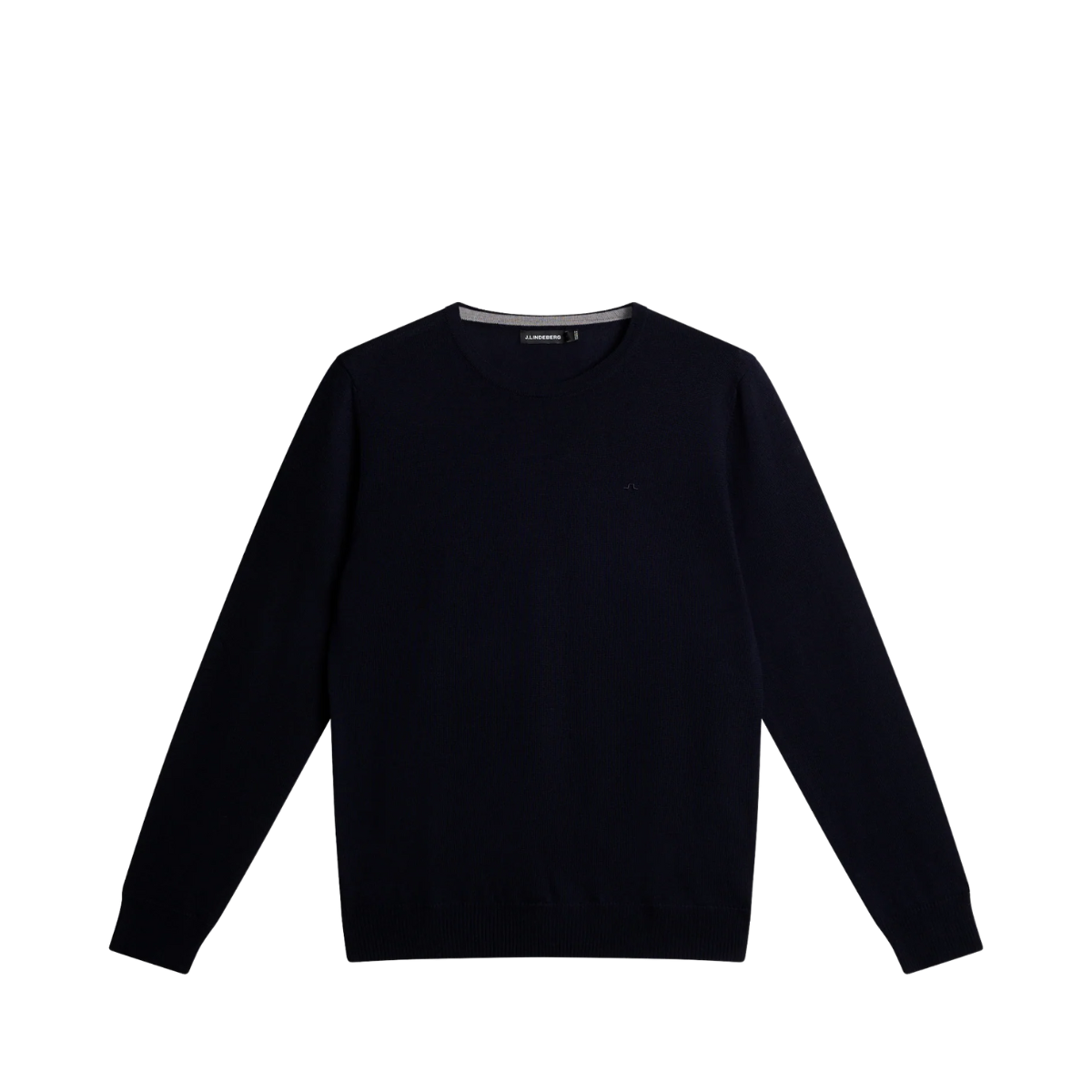 Lyle Merino Crew Neck Sweater - Navy