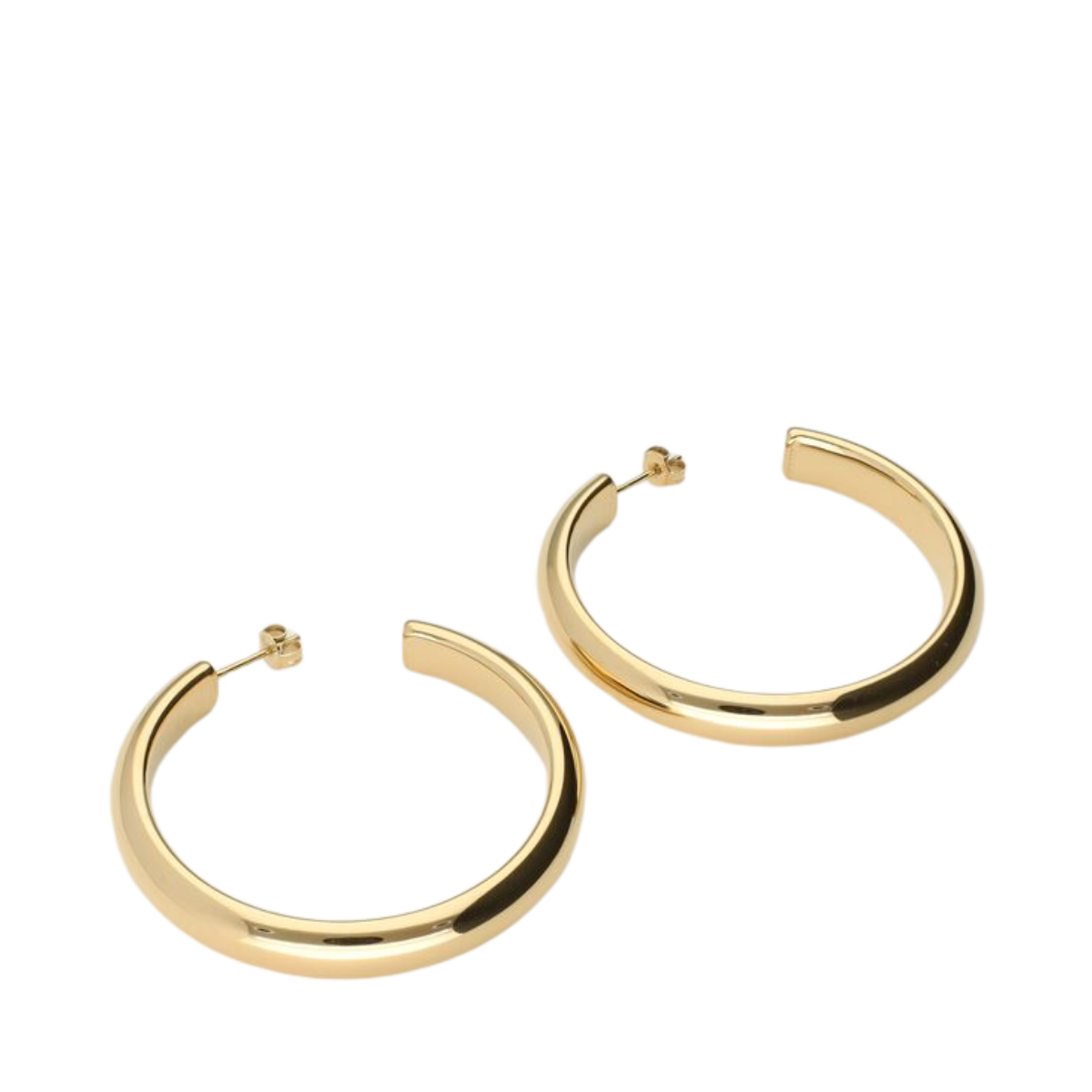 Earring Hoop Big - Gold