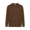 Vagn Reg Bubble Knit Crew Neck - Brown