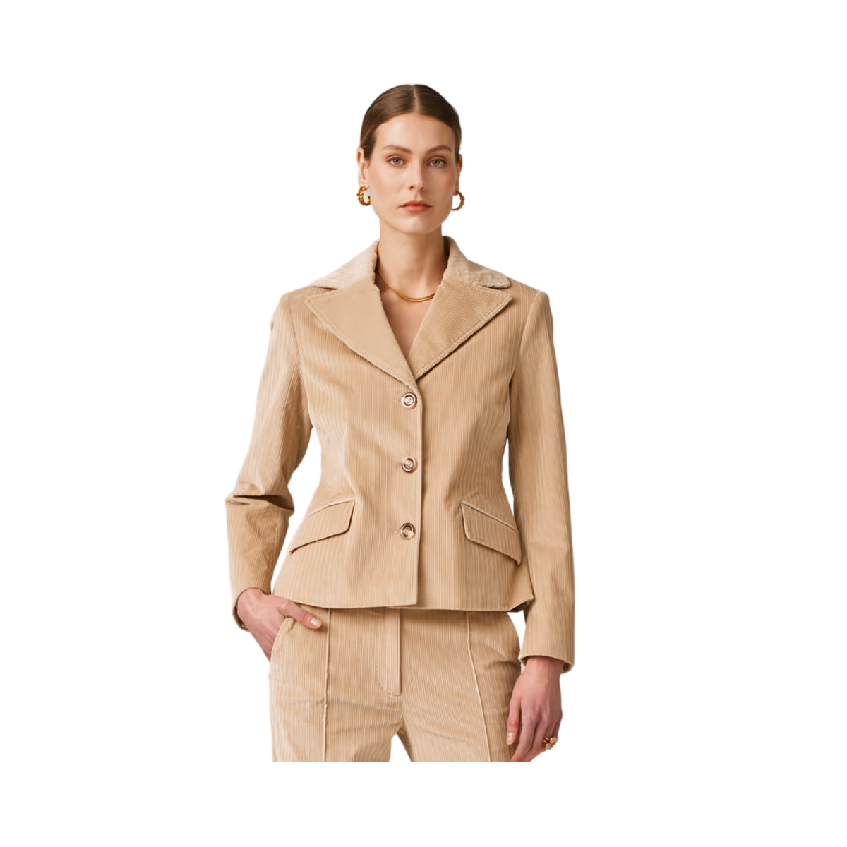 Curdoroy jacket - Beige