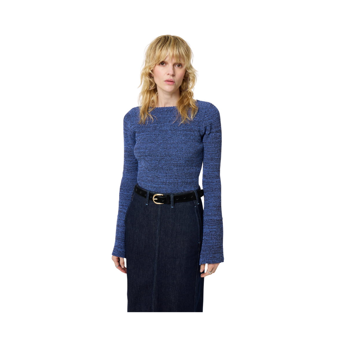 Cut It Out Heart Belt - Black