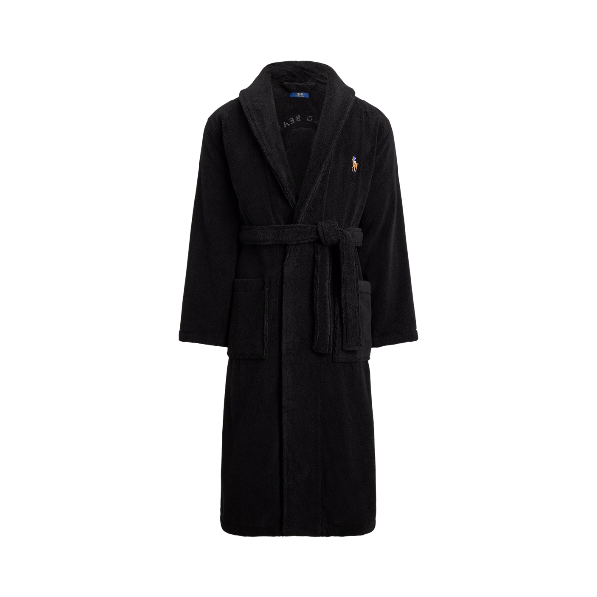 Shawl Sleep Robe - Polo Black