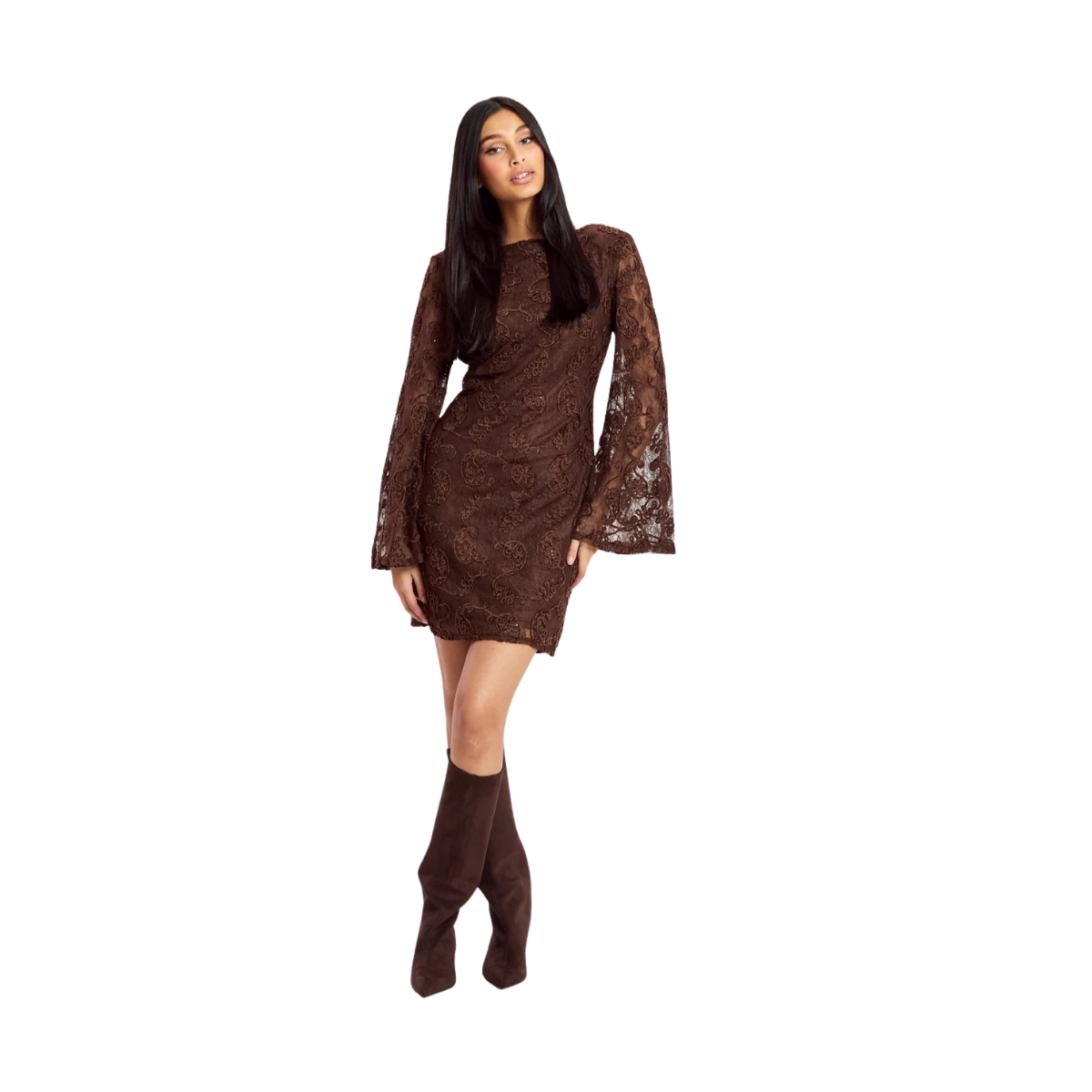 Annie Dress - Brown
