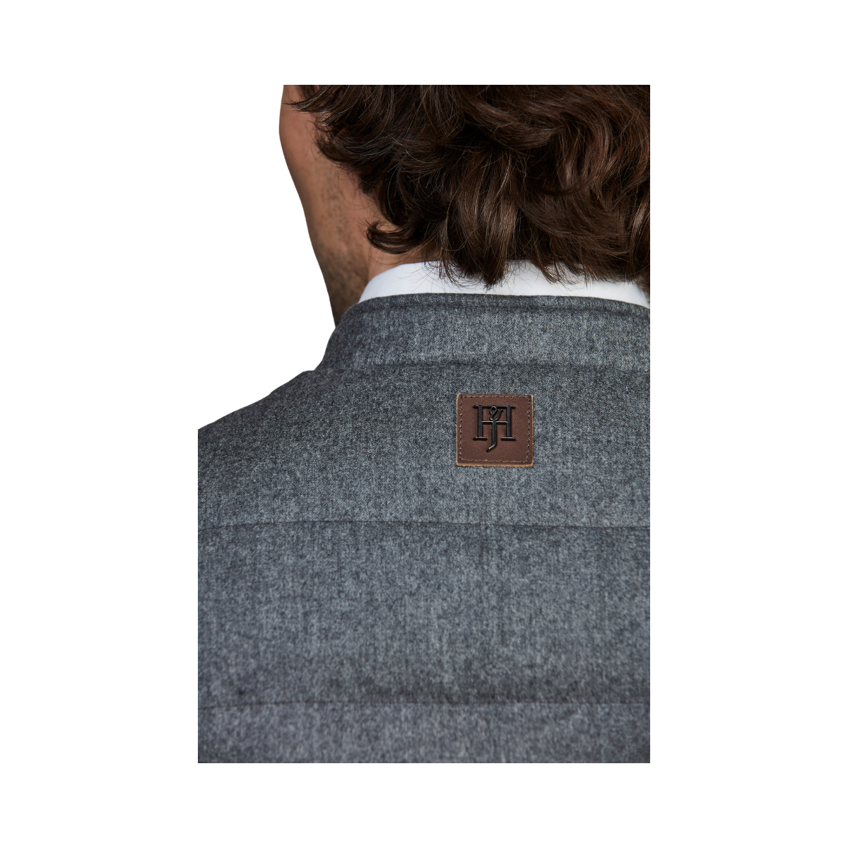 Lt Down Supersonic Wool Vest - Grey