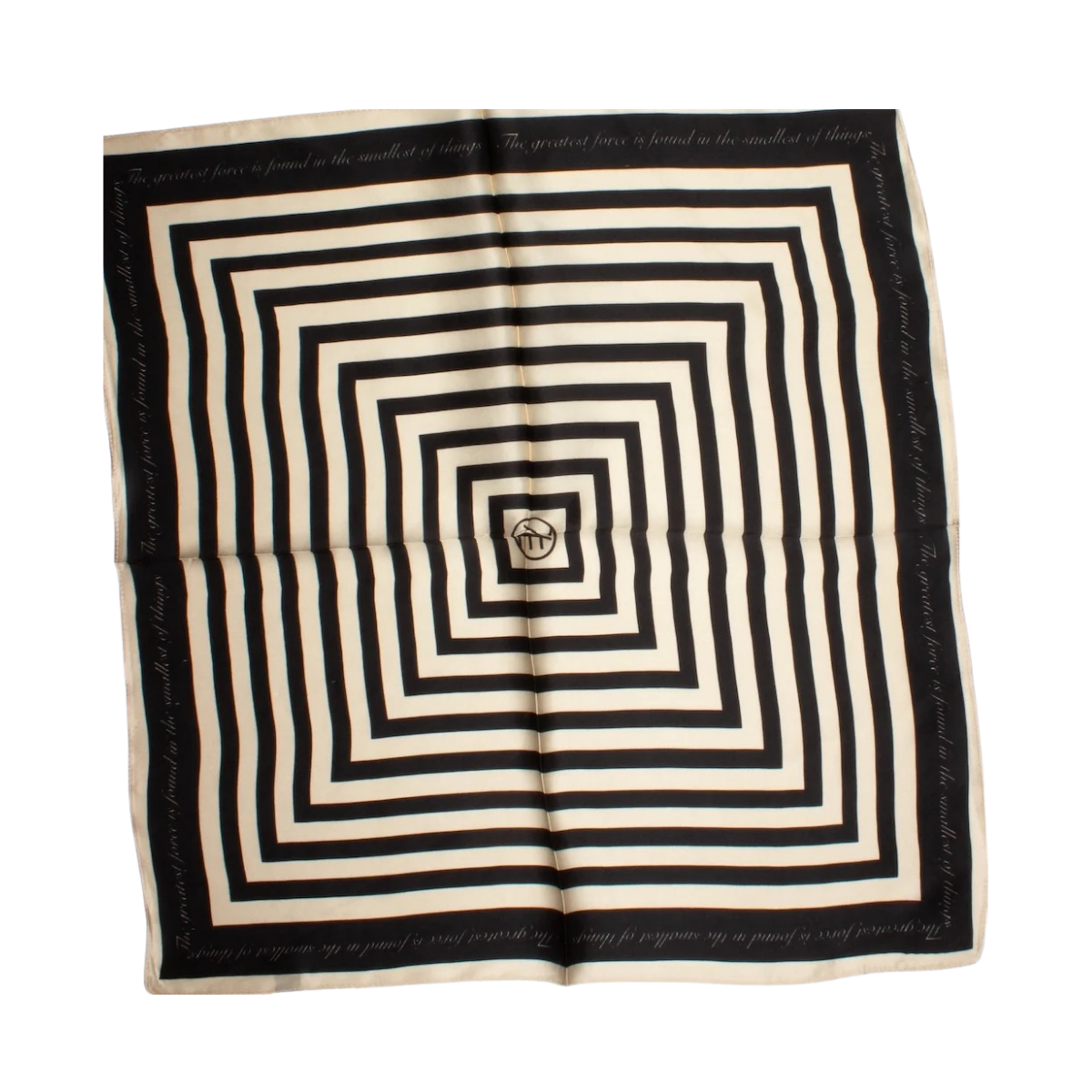 The greatest force Silk Scarf - Black