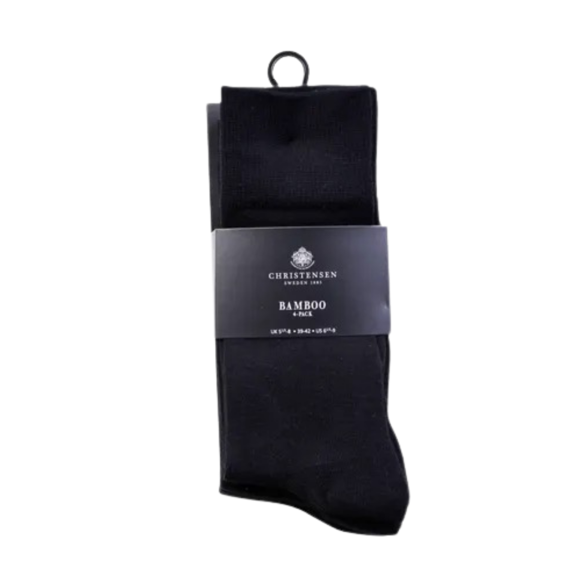 Bamboo Crew Sock - Black