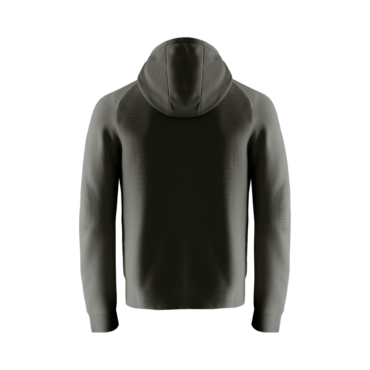 Element Seamless Zip Hood - Mud Green