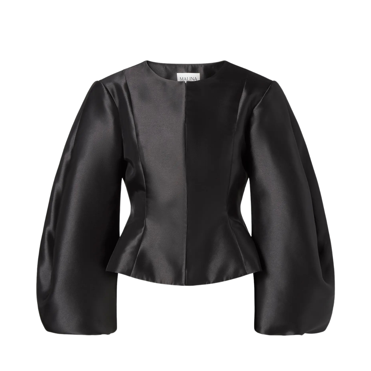 Vendela Balloon Sleeve Blouse - Black