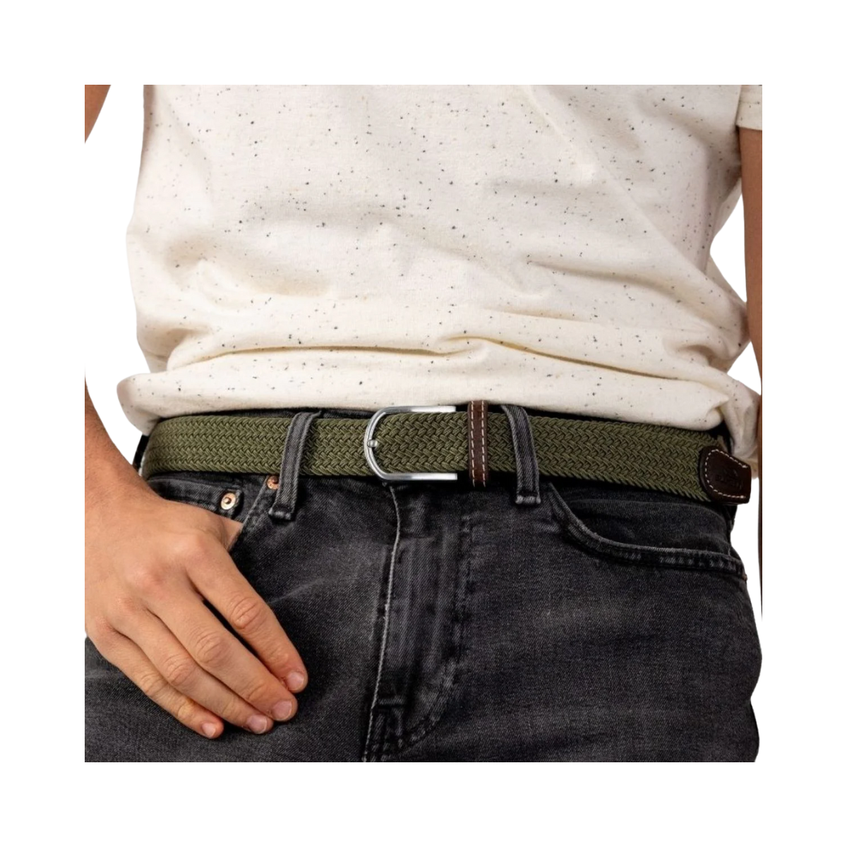 Woven Belt - Green Army