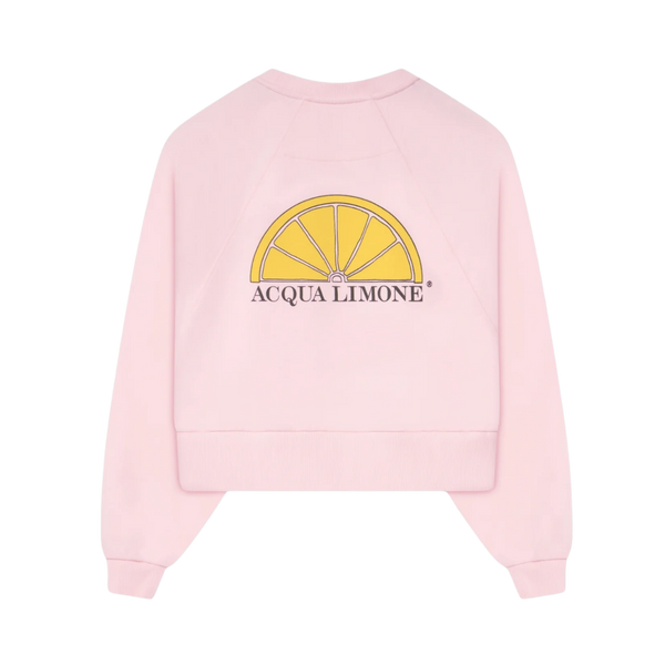 Cropped Ivy Sweater - Pale Pink