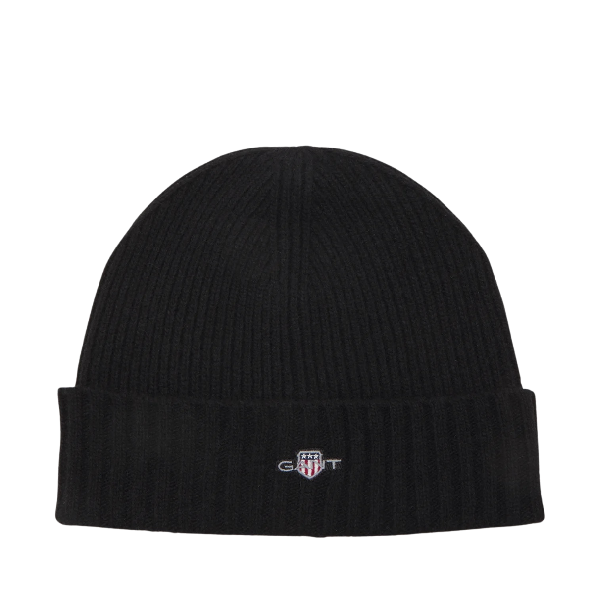 Cotton Blend Logo Beanie - 5 Black