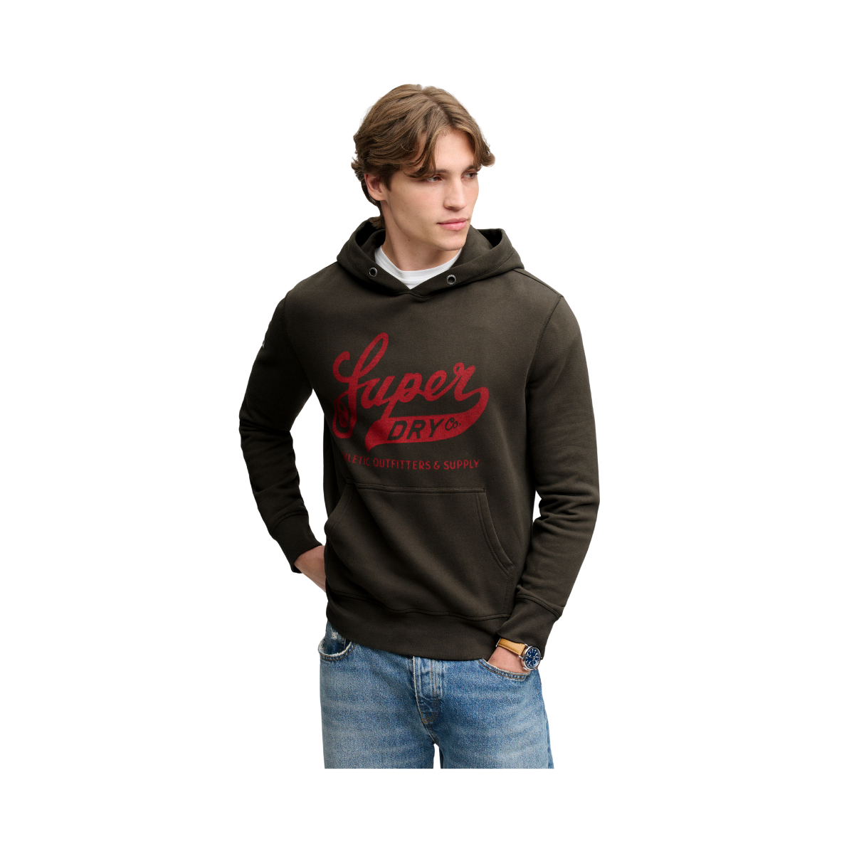 Vintage Script Hood - Vintage Black