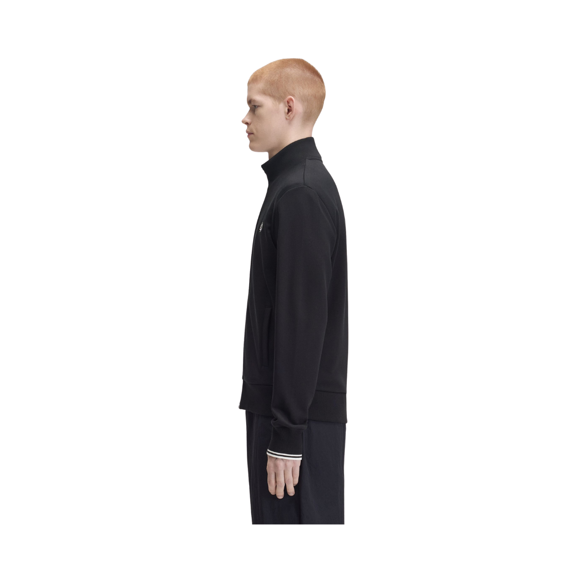Zip Through Sweatshirt - Black