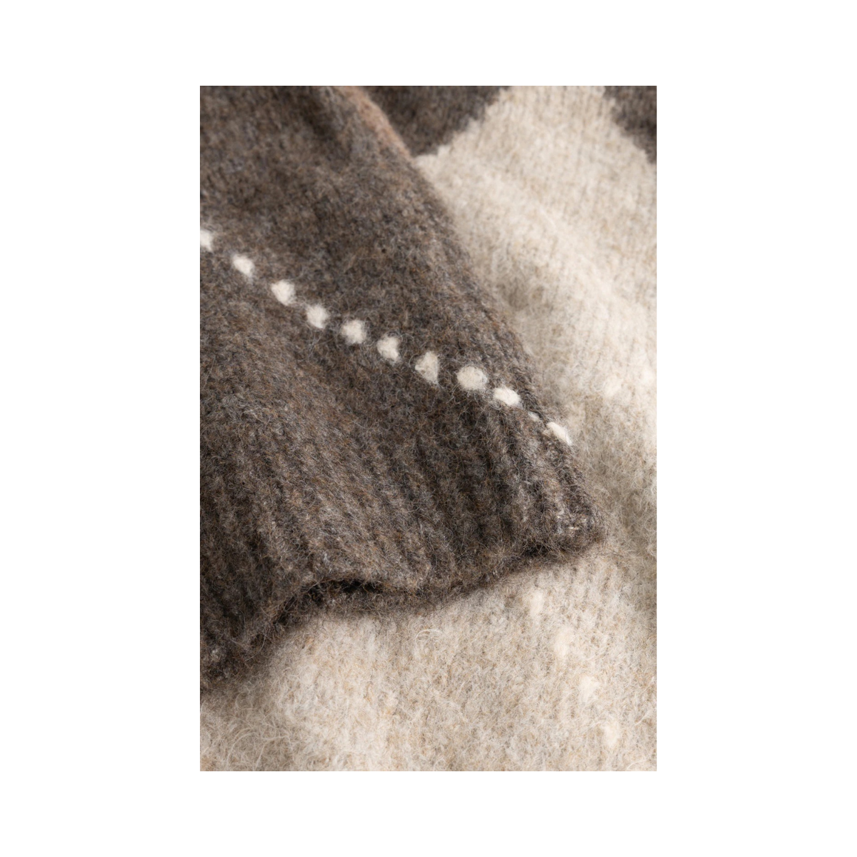 N-Laiana Knit Cardigan - Ash Brown Mix