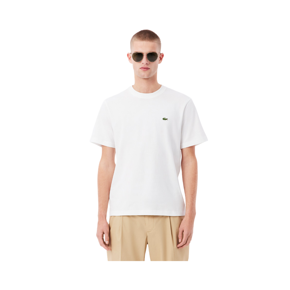 Crewneck T-Shirts - White