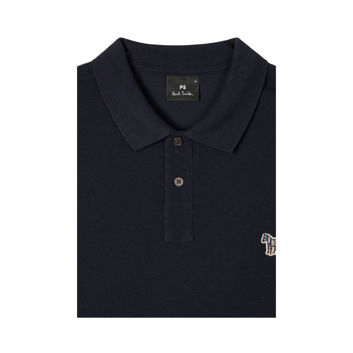 Reg Fit SS Polo Shirt Zebra - Dark Navy