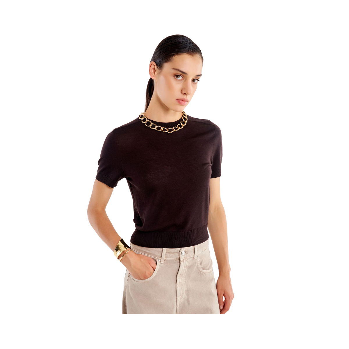 Knitwear T-shirt - Acu Moro