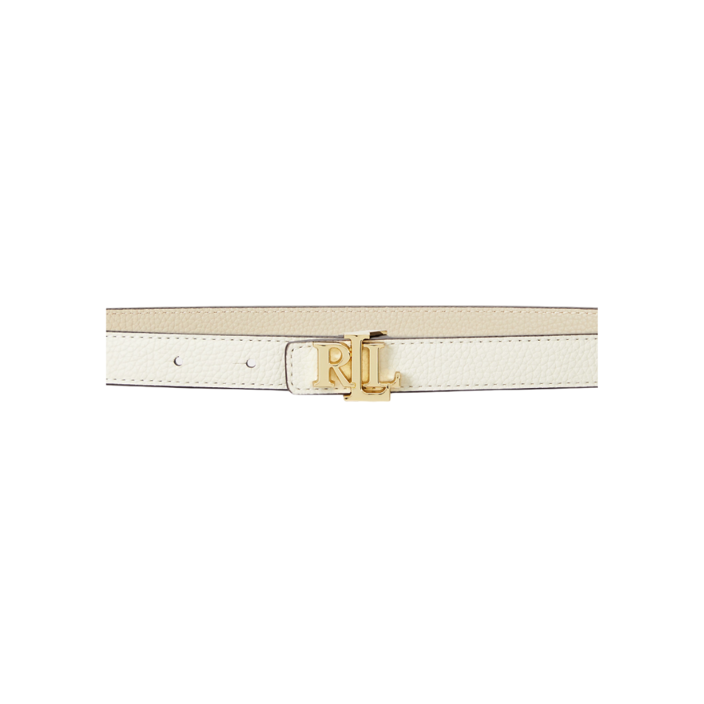 Reversible 20 Skinny Belt - Beige