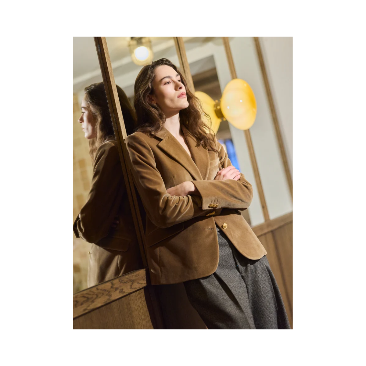 Velvet W Remi B - Light Camel