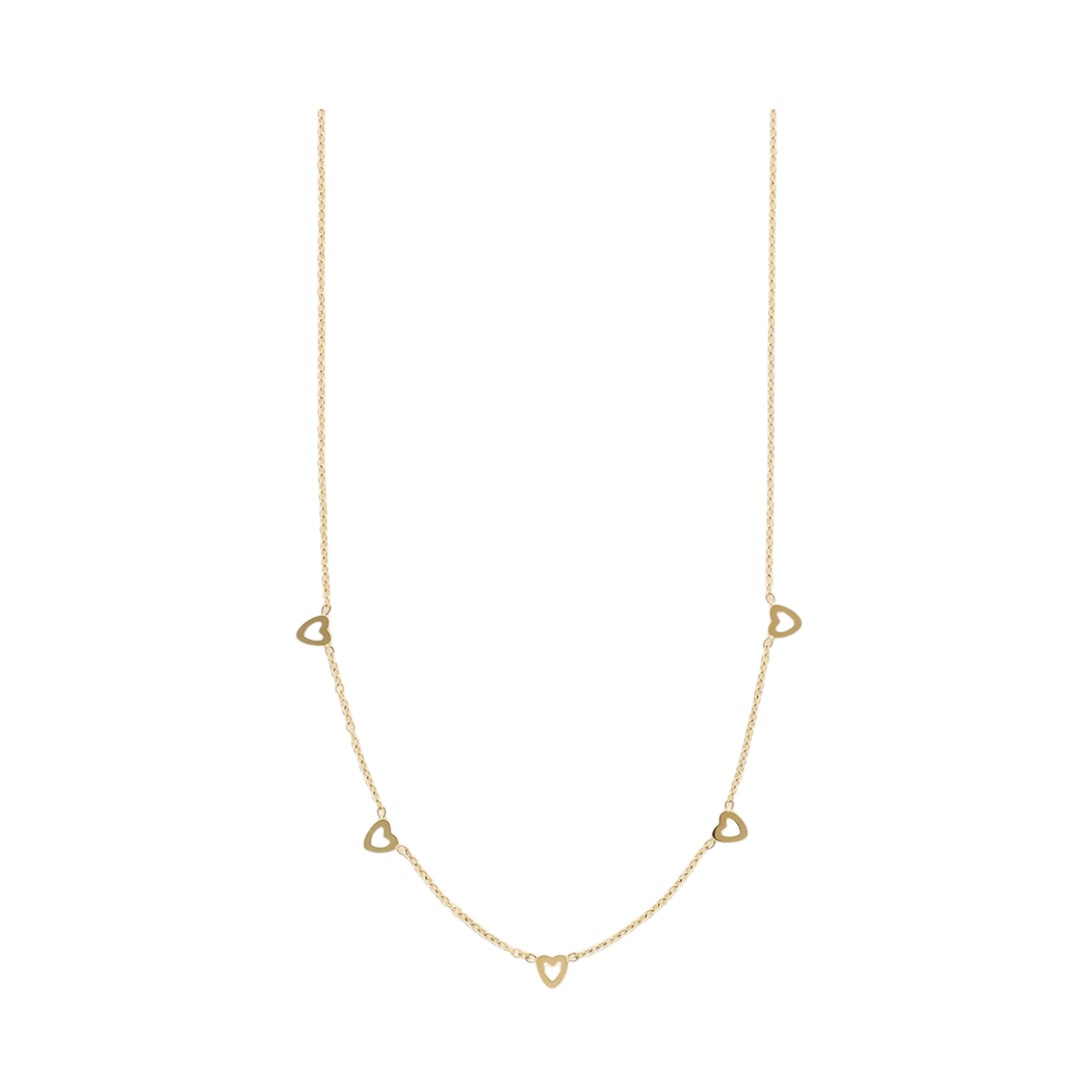 Necklace hearts - 1200 Gold