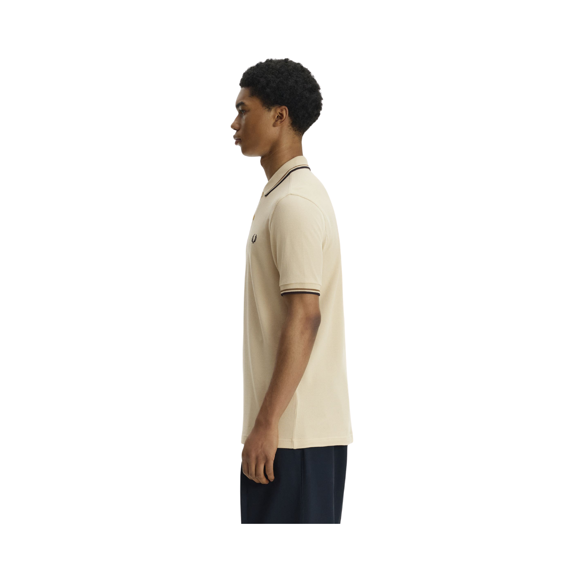 Twin Tipped FP Shirt - Oatmeal/Bronze/Navy