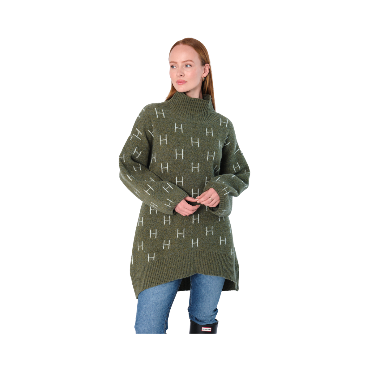 Fam Long Sweater - Winter Moss