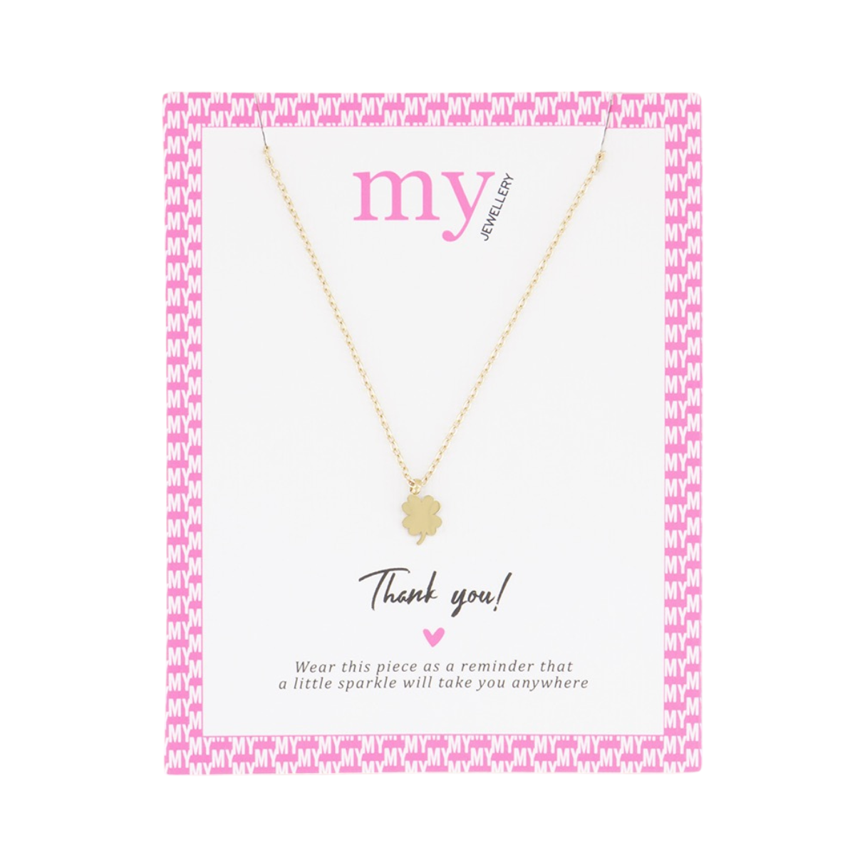 Necklace clover - 1200 Gold