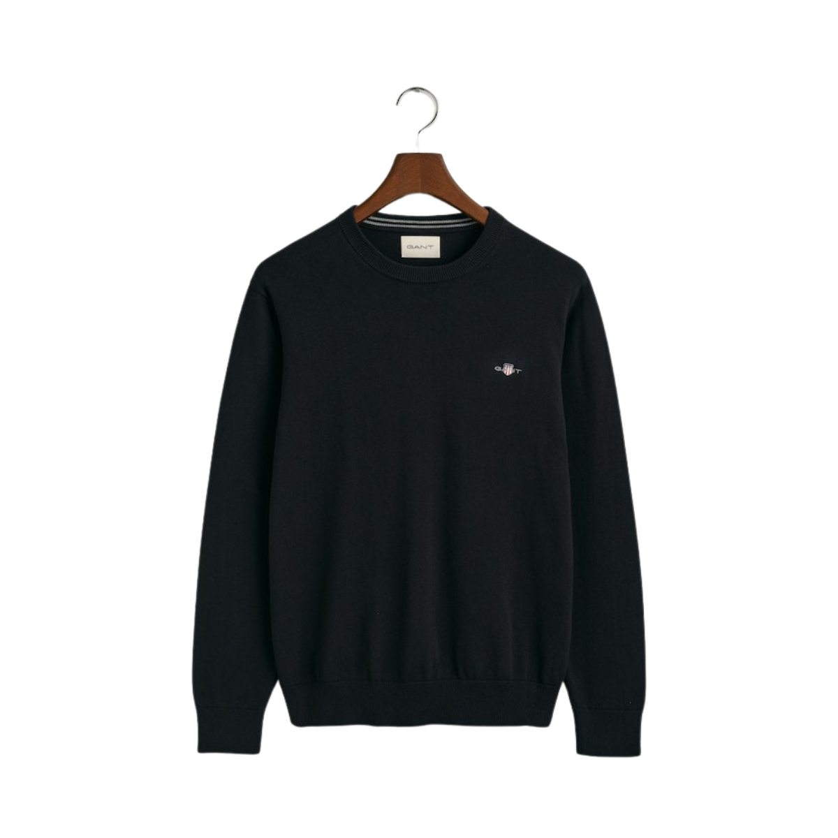 Classic Cotton C-Neck - Black