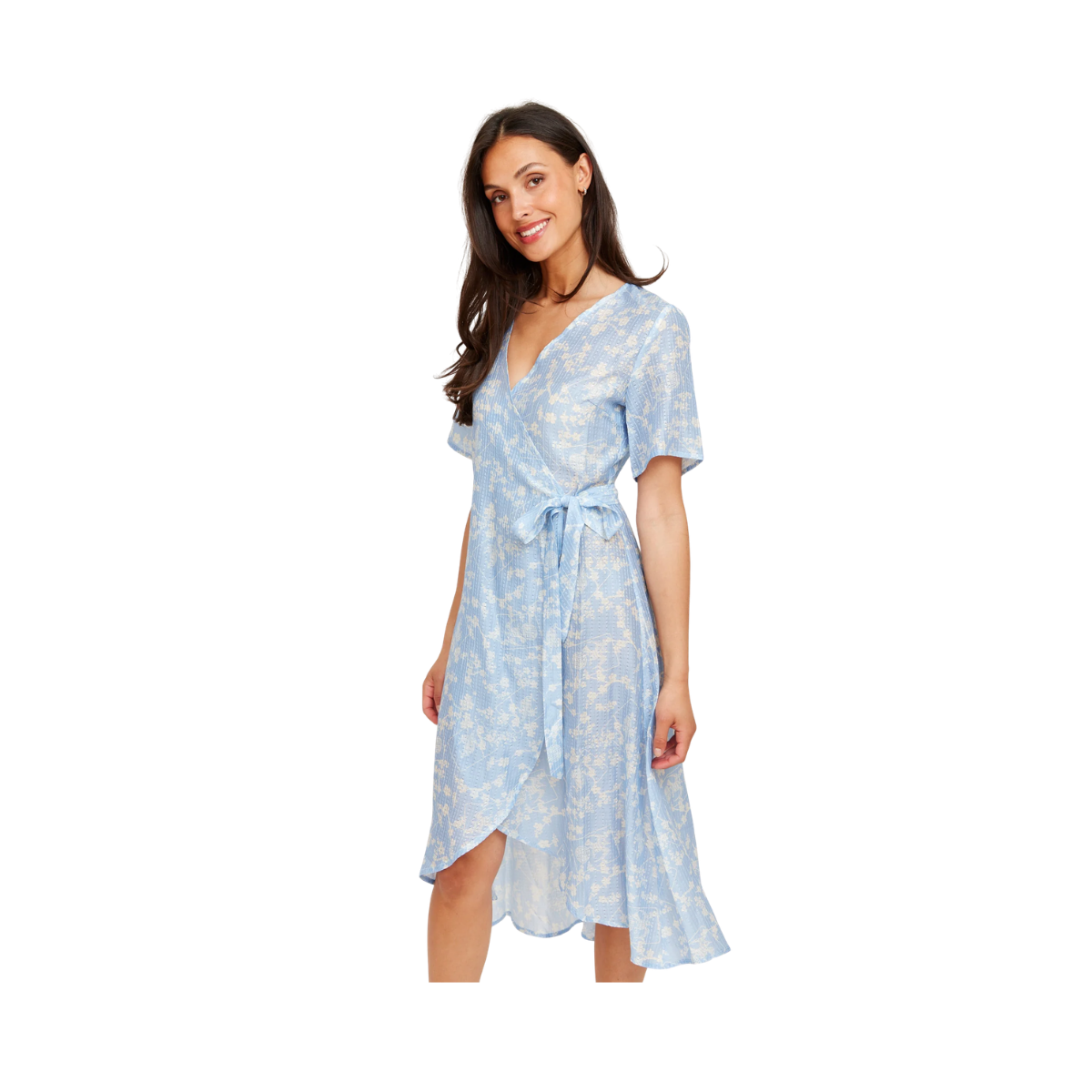 Mimmi Dress - Blue Flower Print