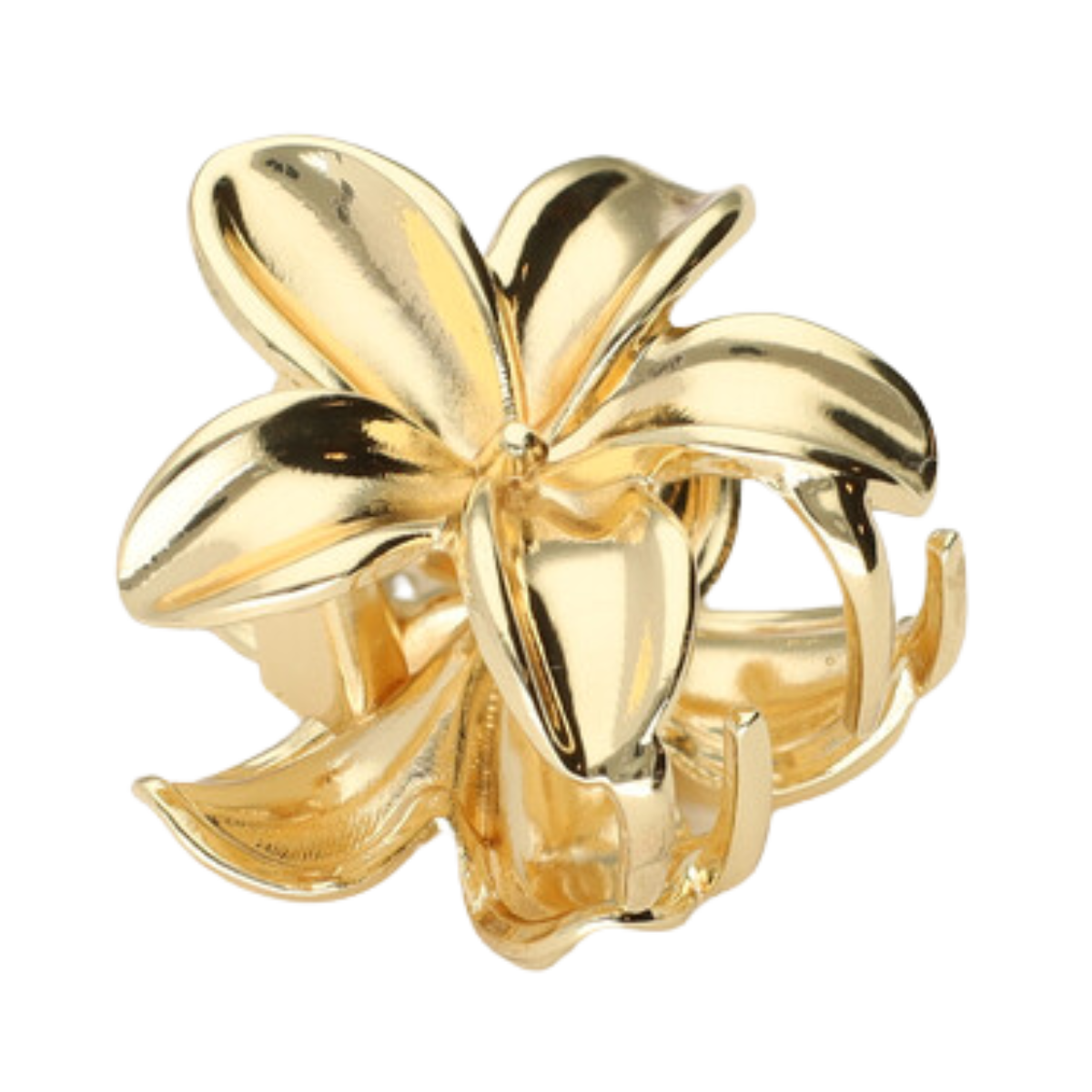 Hairclip mini flower - Gold