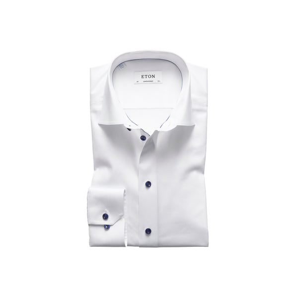 Signature Twill Contemporary Shirt - White