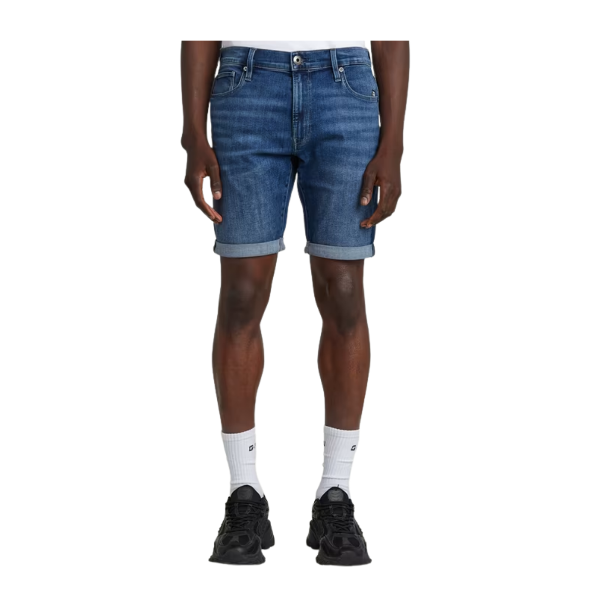 3301 Slim Short - Medium Aged