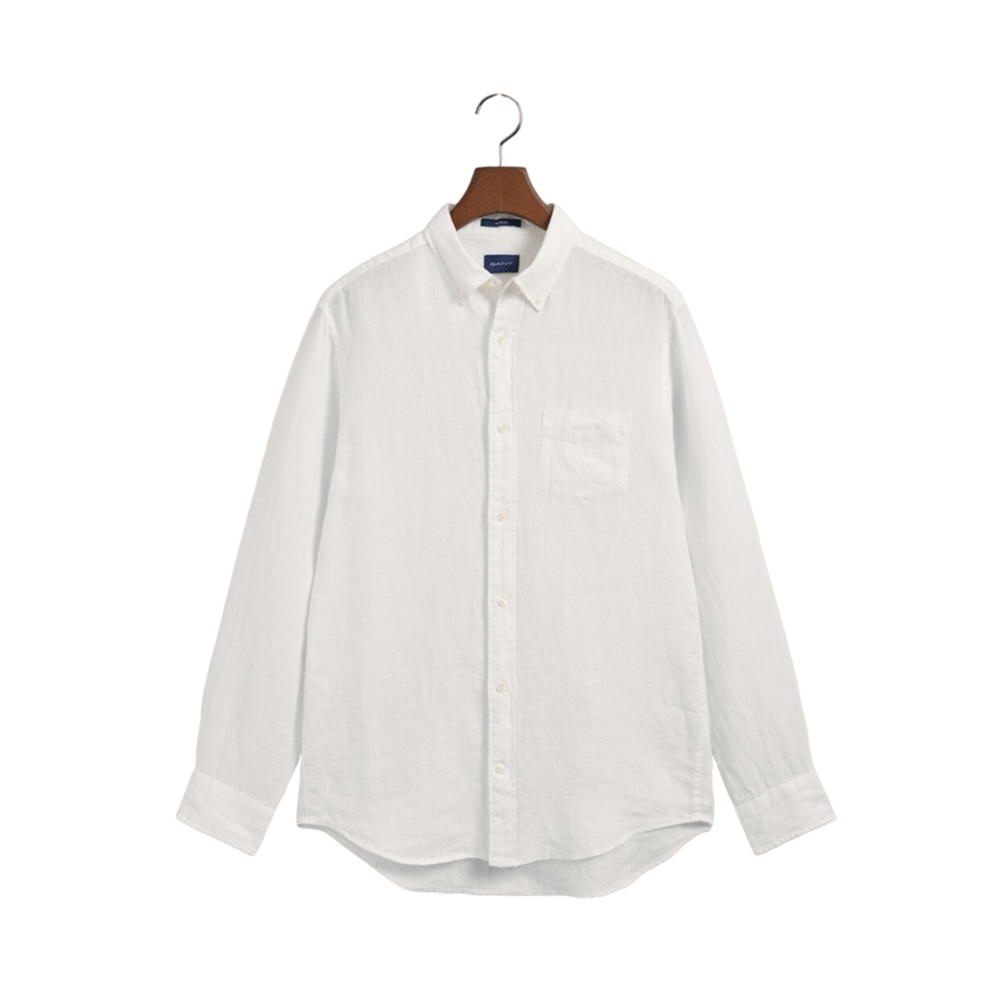 Reg Linen Shirt - White