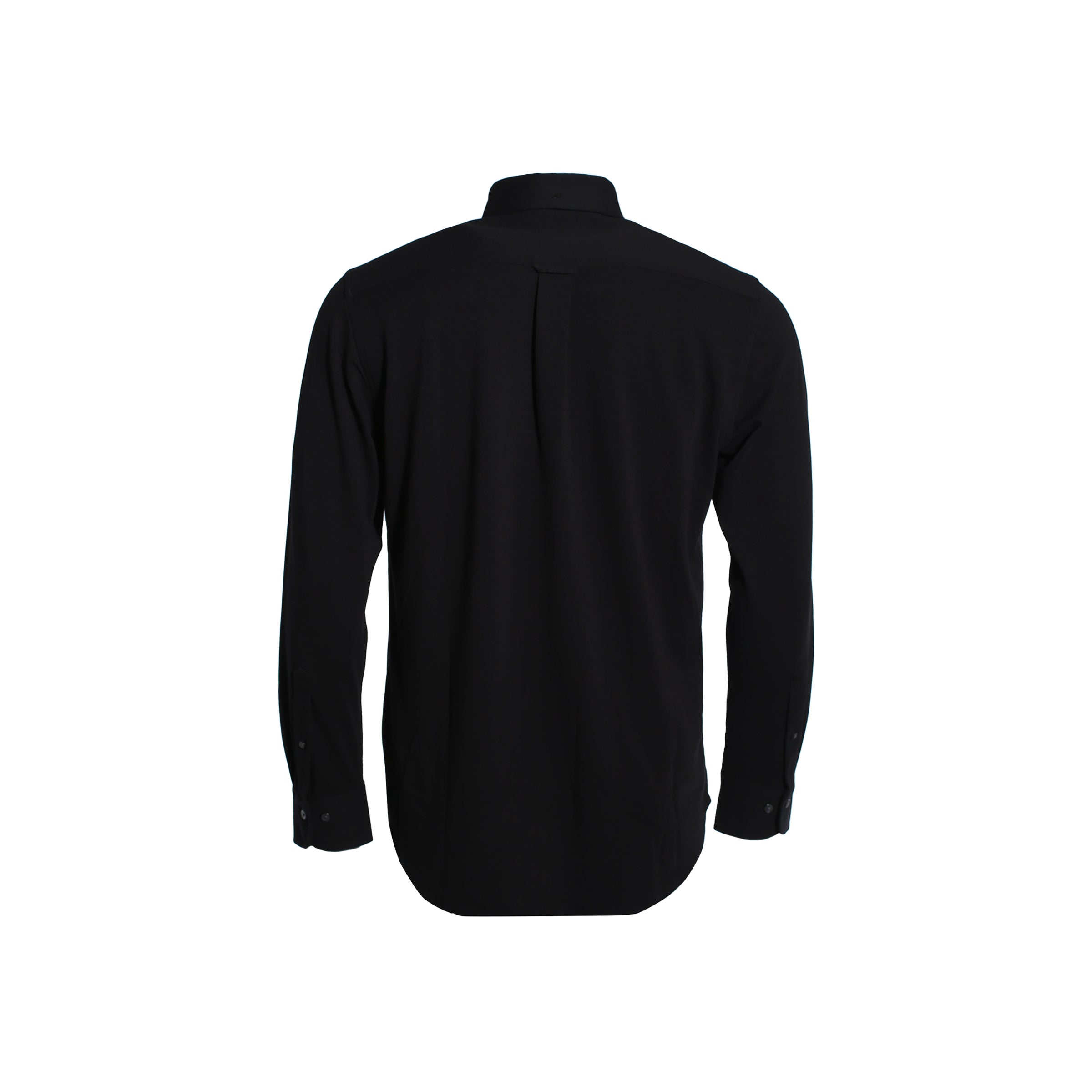 Reg Jersey Pique Shirt - Black