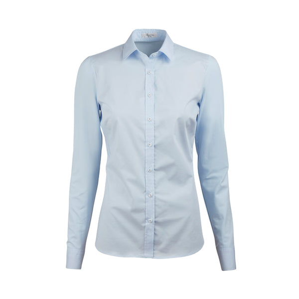 Salma Slimline Shirt - Blue