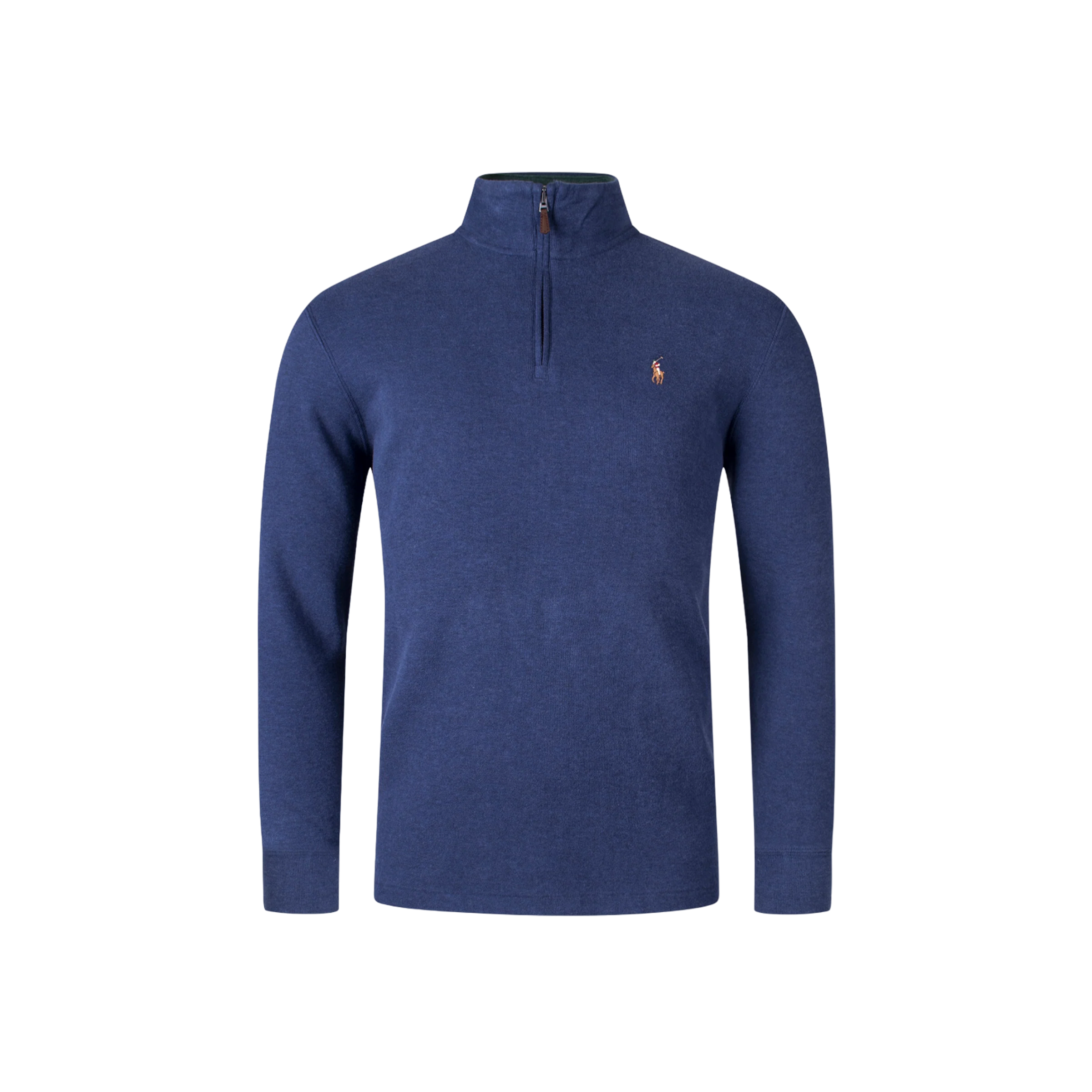 Estate-Rib Quarter-Zip Pullover - Navy