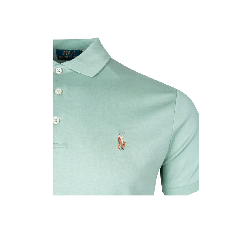 Custom Slim Fit Soft Cotton Polo Shirt - Green