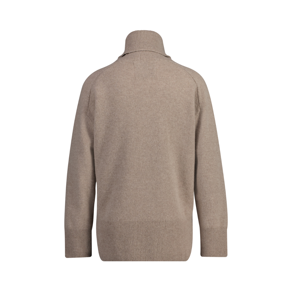 HERRINGBONE DETAIL ROLLNECK - Grey