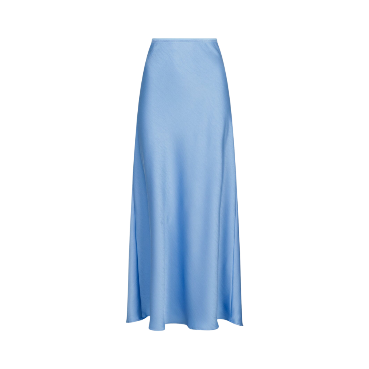 Vicky Heavy Sateen Skirt - Blue