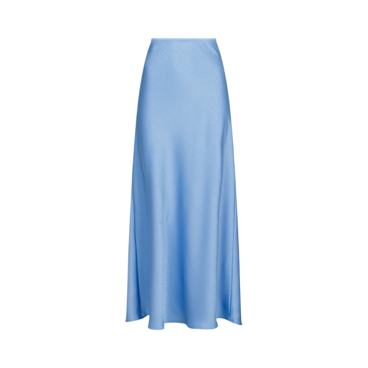 Vicky Heavy Sateen Skirt - Blue