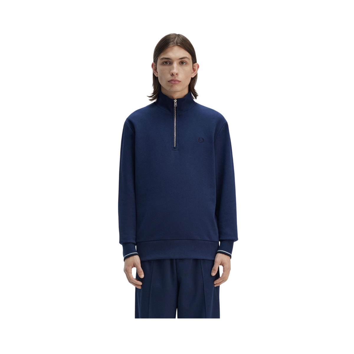 Half Zip Sweatshirt - Tennis Blue