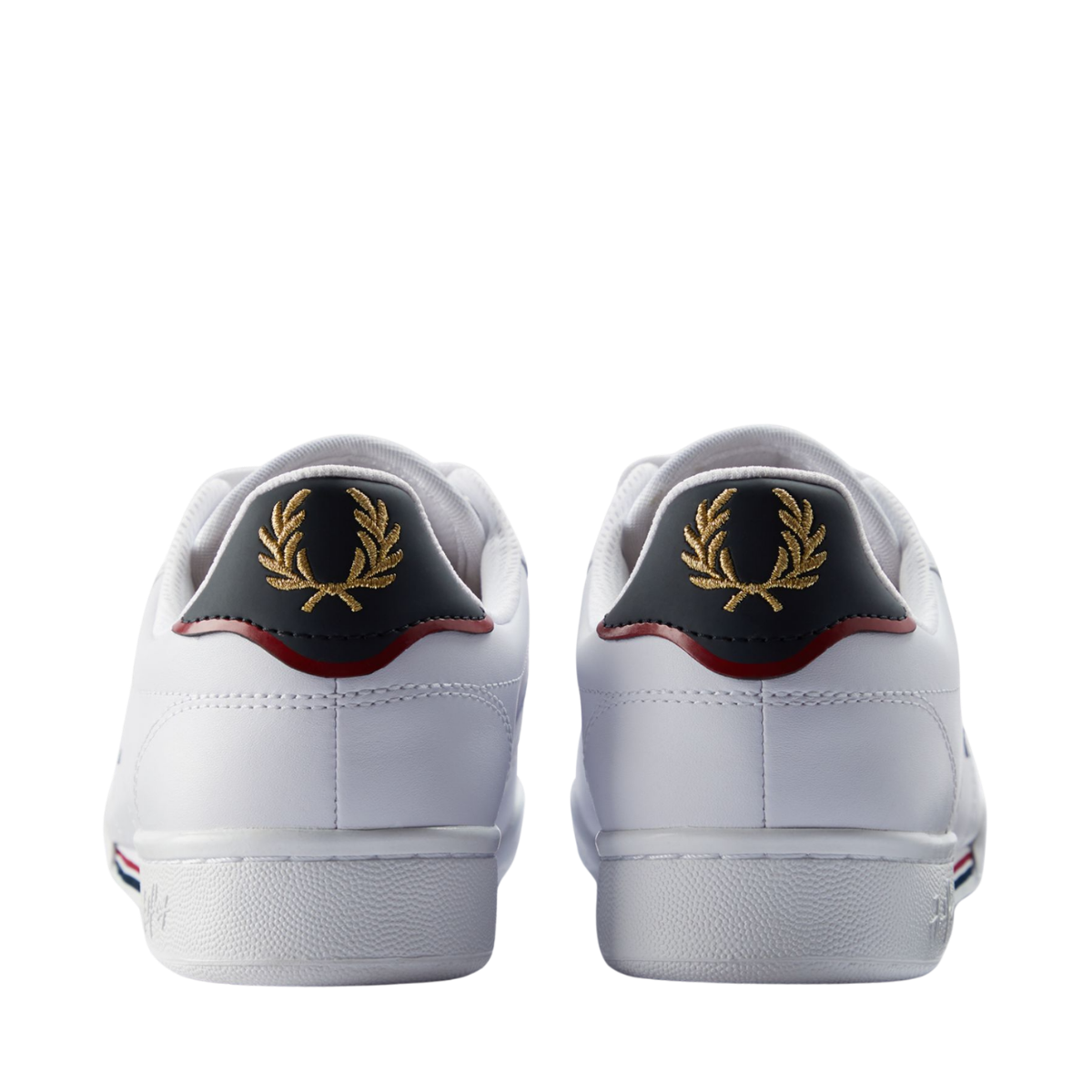 B722 Leather - White/Navy