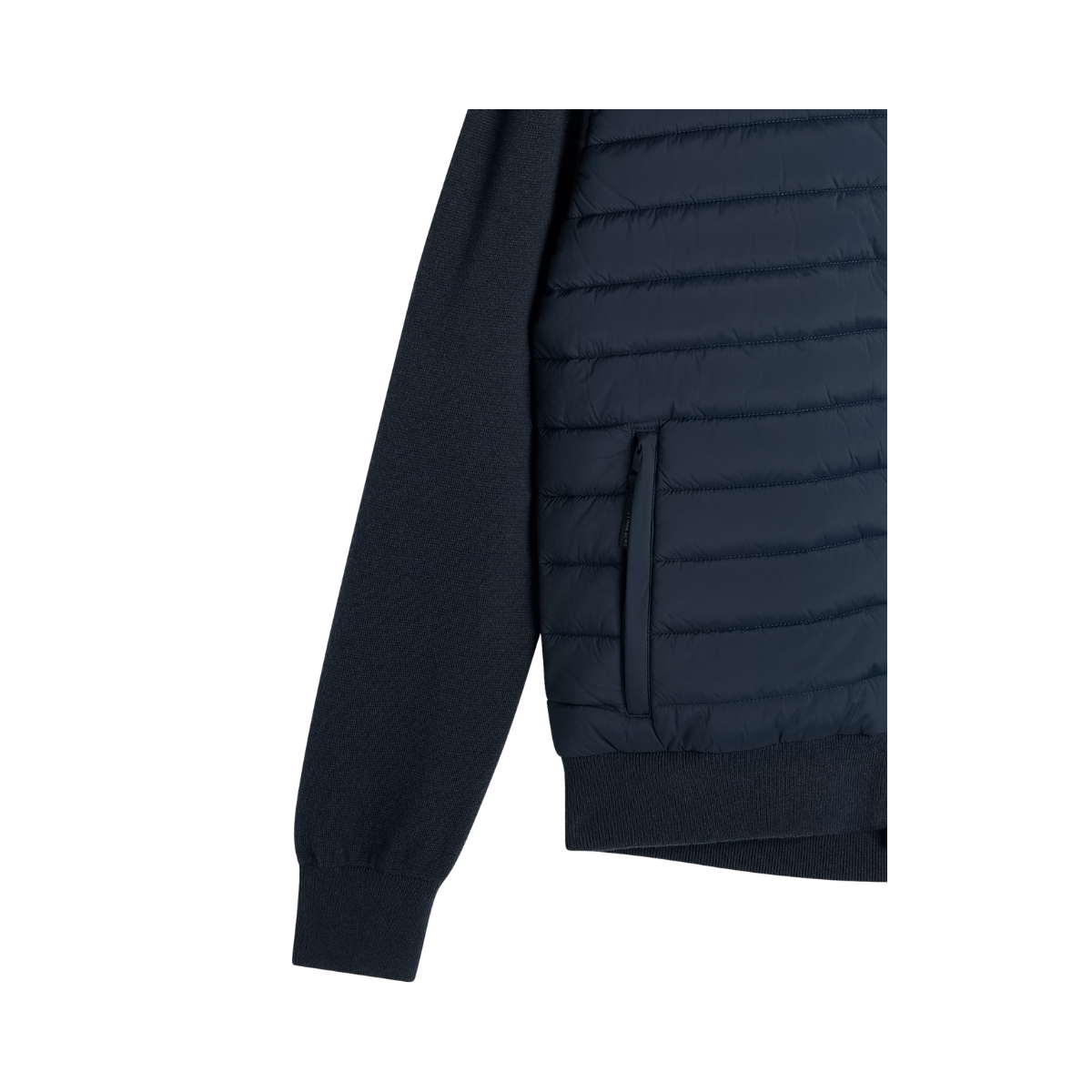 BOEN KNIT HYBRID JACKET - JL Navy